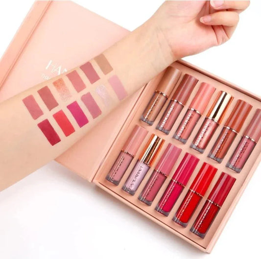 12 Colors Handaiyan Matte Liquid Lipstick Set