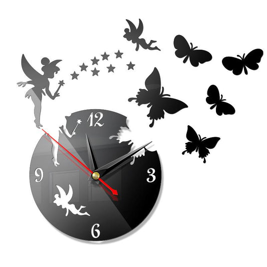 Fairy Clock Black