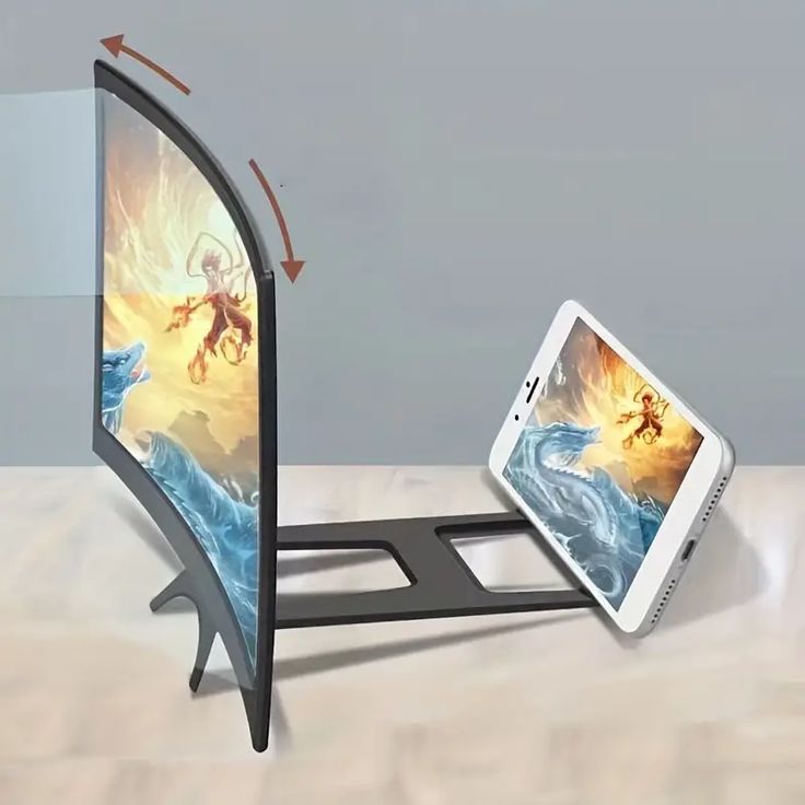 F3 Mobile Screen Magnifier 3D Enlarged