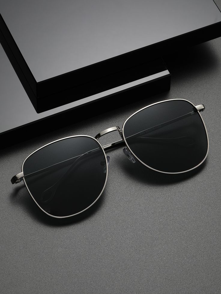 Men Metal Frame Fashion Glasses